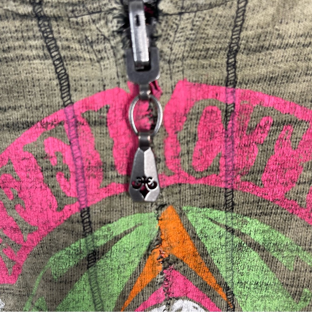 Affliction Reversible Hoodie Thermal Size XL - Picture 3 of 6